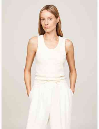 Tommy Hilfiger - SLIM  RIB CROP TANK Тбилиси