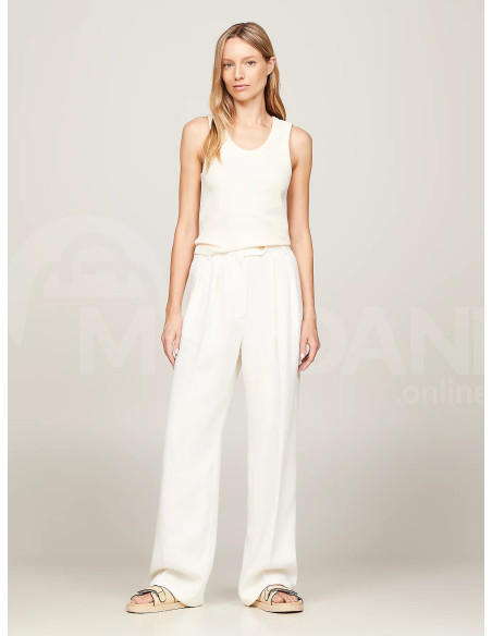 Tommy Hilfiger - SLIM  RIB CROP TANK Тбилиси - изображение 3