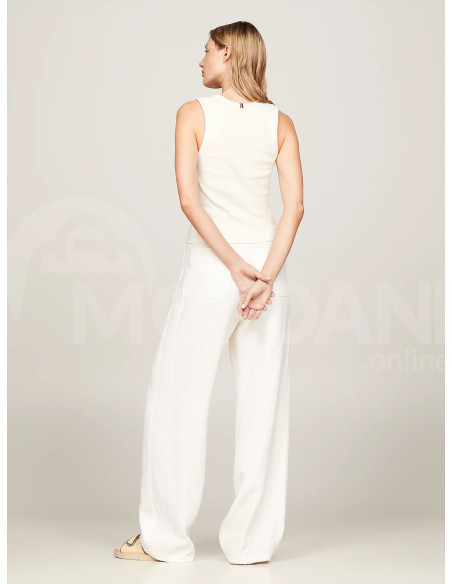 Tommy Hilfiger - SLIM  RIB CROP TANK Тбилиси - изображение 2