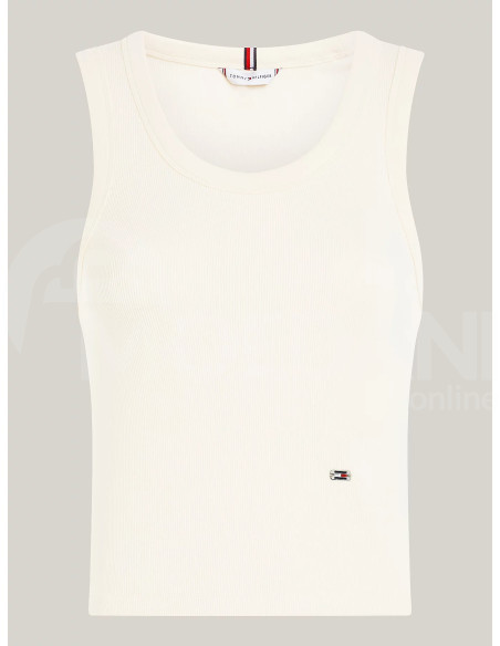 Tommy Hilfiger - SLIM  RIB CROP TANK Тбилиси - изображение 5