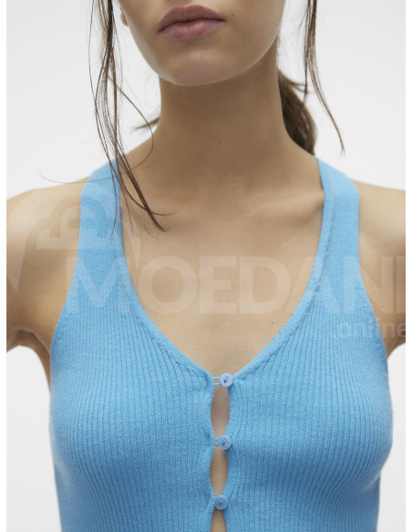 Vero Moda - VMGOLD RIB SL V-NECK TOP GA Тбилиси - изображение 3