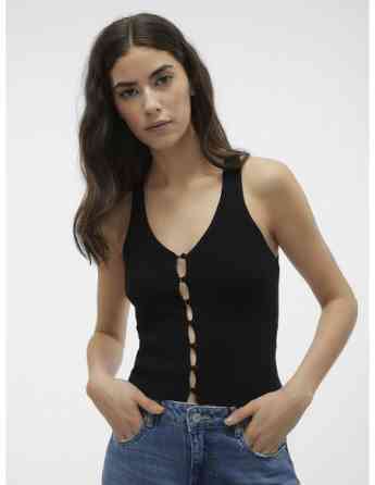 Vero Moda - VMGOLD RIB SL V-NECK TOP GA Тбилиси