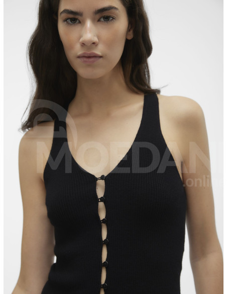 Vero Moda - VMGOLD RIB SL V-NECK TOP GA Тбилиси - изображение 4