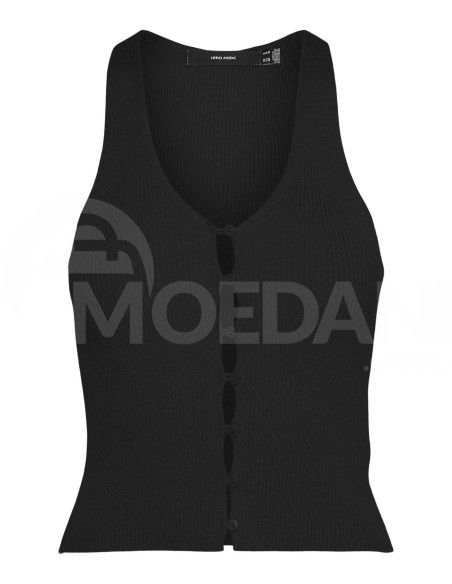 Vero Moda - VMGOLD RIB SL V-NECK TOP GA Тбилиси - изображение 6