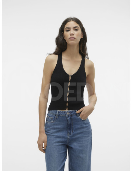 Vero Moda - VMGOLD RIB SL V-NECK TOP GA Тбилиси - изображение 1