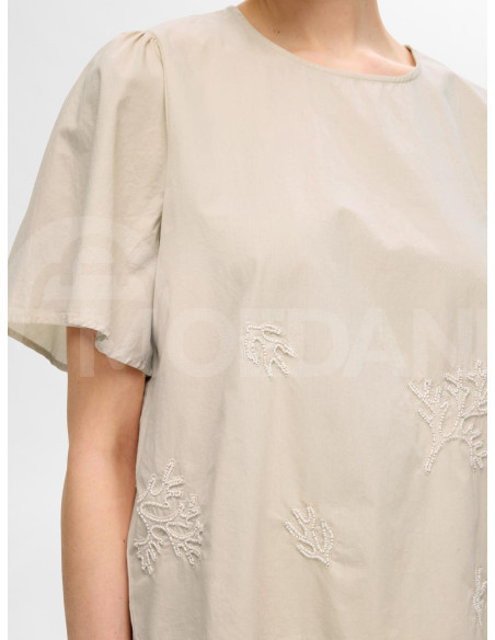 SELECTED FEMME - SLFMELLI SS O-NECK TOP B Тбилиси - изображение 4