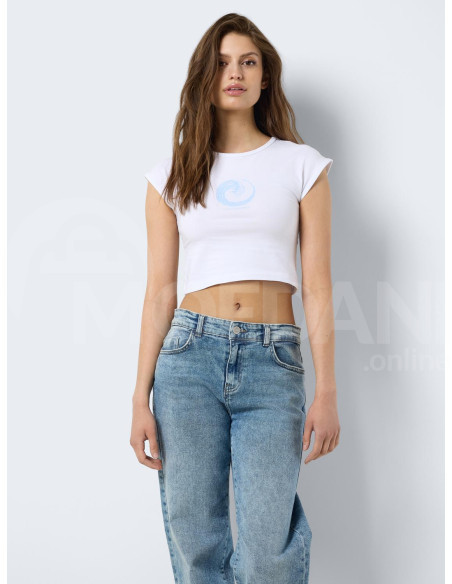 Noisy May - NMKATINKA S/S PRINT CROP TOP FWD JRS Тбилиси - изображение 1