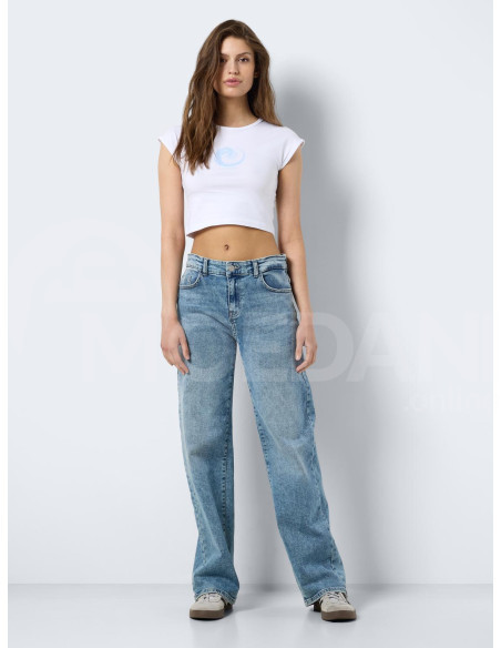 Noisy May - NMKATINKA S/S PRINT CROP TOP FWD JRS Тбилиси - изображение 5