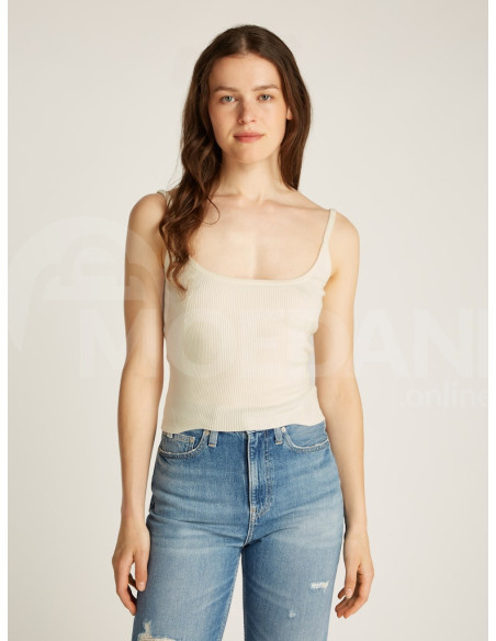 CALVIN KLEIN - BUTTON DETAIL SWEATER TANK თბილისი - photo 1