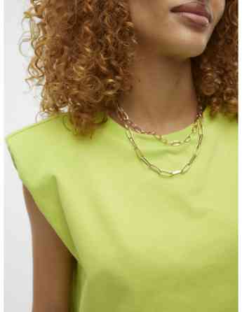 Somethingnew by Vero Moda - SNBONNIE SL MUSCLE SHORT TEE - SAN თბილისი