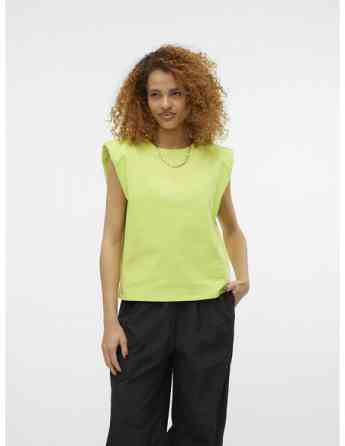 Somethingnew by Vero Moda - SNBONNIE SL MUSCLE SHORT TEE - SAN თბილისი