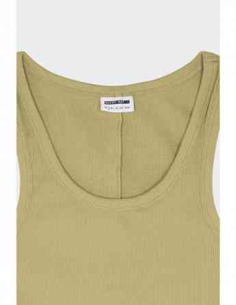 Noisy May - NMJUDY S/L DEEP U-NECK TOP JRS FWD თბილისი