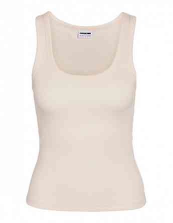 Noisy May - NMJUDY S/L DEEP U-NECK TOP JRS FWD თბილისი