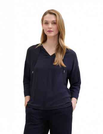 Tom Tailor - T-SHIRT FABRIC MIX WITH HOOD თბილისი