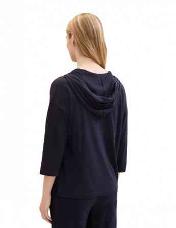 Tom Tailor - T-SHIRT FABRIC MIX WITH HOOD თბილისი