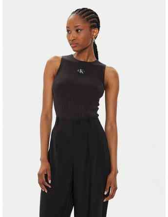 CALVIN KLEIN - WOVEN LABEL SWEATER TANK TOP Tbilisi