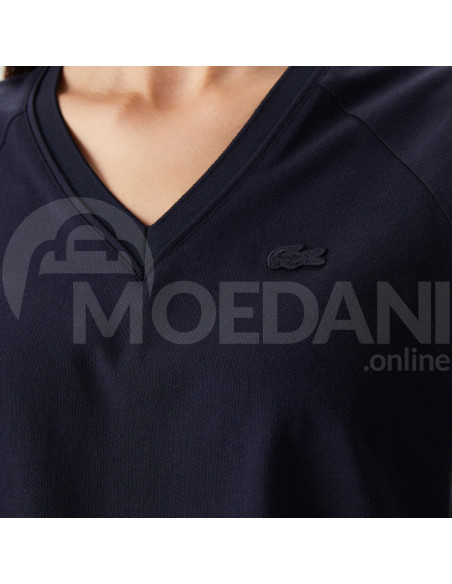 Lacoste - Lacoste Women's Relaxed Fit V-Neck T-Shirt Tbilisi - photo 5