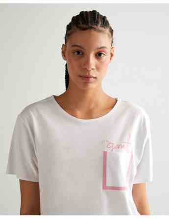 Gant - GRAPHIC POCKET C-NECK T-SHIRT Tbilisi