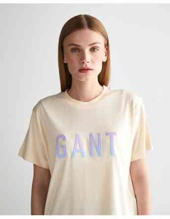Gant - CROPED TECHNICAL GRAPHIC T-SHIRT Tbilisi