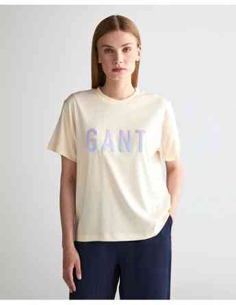 Gant - CROPED TECHNICAL GRAPHIC T-SHIRT Tbilisi
