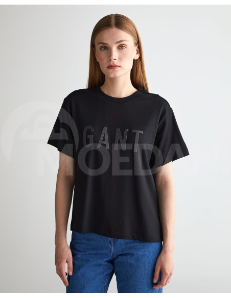 Gant - CROPED TECHNICAL GRAPHIC T-SHIRT Тбилиси - изображение 1