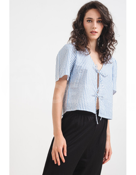 ONLY - ONLTALIA STEPH SS TIE TOP WVN Tbilisi - photo 4