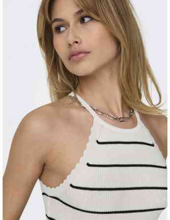 ONLY - ONLGEMMA SL SCALLOP STRIPE O-NECK KNT Tbilisi