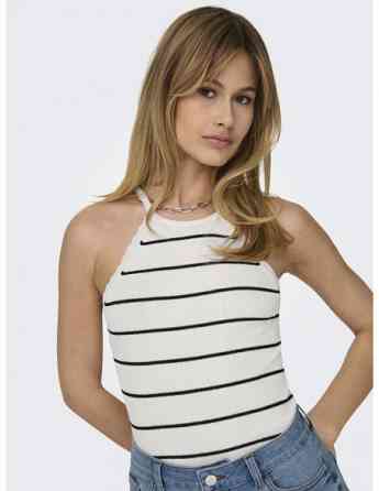 ONLY - ONLGEMMA SL SCALLOP STRIPE O-NECK KNT Tbilisi
