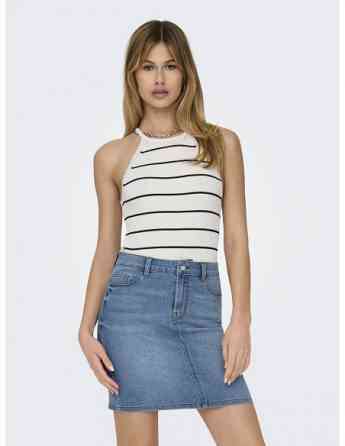 ONLY - ONLGEMMA SL SCALLOP STRIPE O-NECK KNT Tbilisi