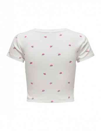 ONLY - ONLFENJA LIFE S/S AOP O-NECK TOP JRS Tbilisi