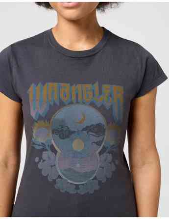 Wrangler - SHRUNKEN BAND TEE Tbilisi