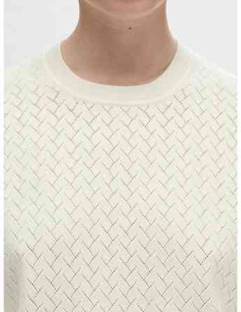 SELECTED FEMME - SLFHELENA 2/4 KNIT O-NECK Tbilisi