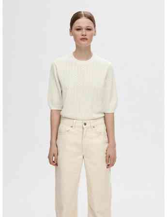 SELECTED FEMME - SLFHELENA 2/4 KNIT O-NECK Tbilisi