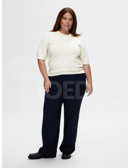 SELECTED FEMME - SLFHELENA 2/4 KNIT O-NECK თბილისი - photo 7