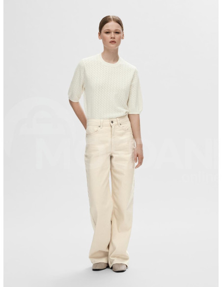 SELECTED FEMME - SLFHELENA 2/4 KNIT O-NECK თბილისი - photo 1