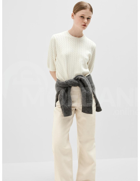 SELECTED FEMME - SLFHELENA 2/4 KNIT O-NECK თბილისი - photo 4