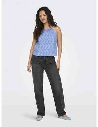 ONLY - ONLTHYRA LIFE HALTERNECK EMB TOP WVN Tbilisi