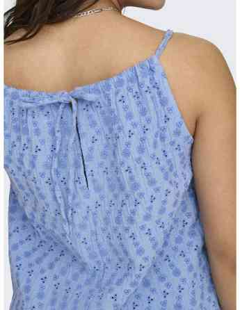 ONLY - ONLTHYRA LIFE HALTERNECK EMB TOP WVN Tbilisi