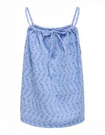 ONLY - ONLTHYRA LIFE HALTERNECK EMB TOP WVN Tbilisi