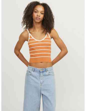 JJXX - JXESTHER TIGHT SHORT STRIPE TOP KNIT Tbilisi