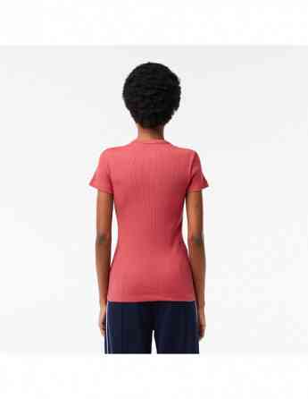 Lacoste - WOMEN SLIM FIT RIBBED COTTON T-SHIRT Tbilisi
