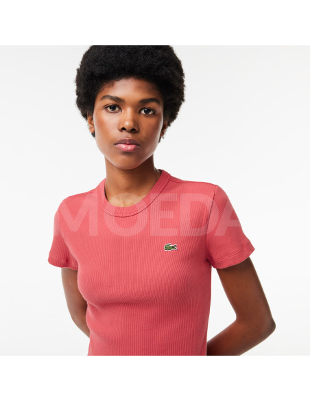 Lacoste - WOMEN SLIM FIT RIBBED COTTON T-SHIRT Tbilisi - photo 3