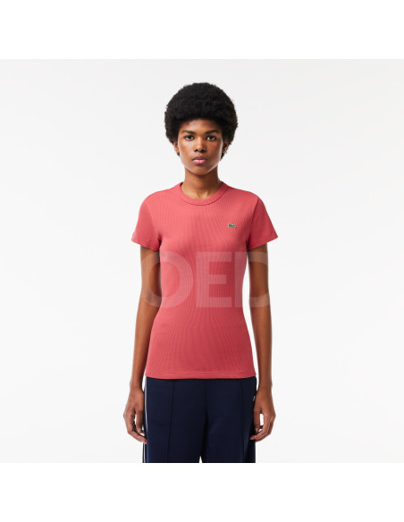 Lacoste - WOMEN SLIM FIT RIBBED COTTON T-SHIRT Tbilisi - photo 1