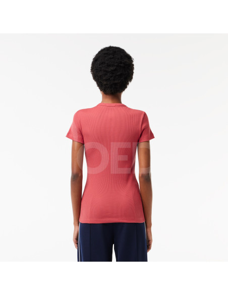 Lacoste - WOMEN SLIM FIT RIBBED COTTON T-SHIRT Tbilisi - photo 2