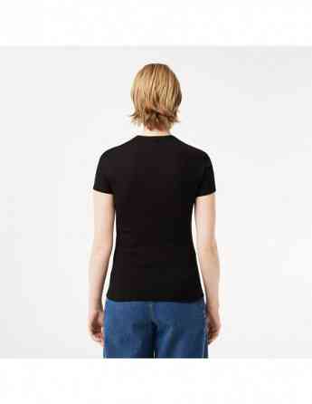 Lacoste - WOMEN SLIM FIT RIBBED COTTON T-SHIRT Tbilisi