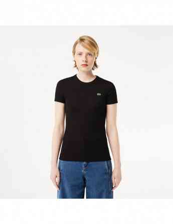 Lacoste - WOMEN SLIM FIT RIBBED COTTON T-SHIRT Tbilisi