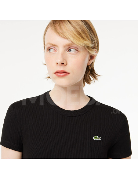 Lacoste - WOMEN SLIM FIT RIBBED COTTON T-SHIRT Tbilisi - photo 3