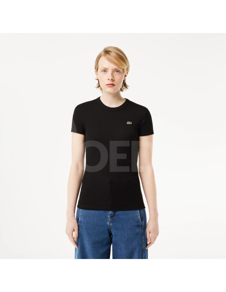 Lacoste - WOMEN SLIM FIT RIBBED COTTON T-SHIRT Tbilisi - photo 1