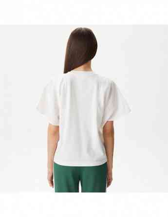 Lacoste - Lacoste Women's Loose Fit Crew Neck White T-Shirt Tbilisi