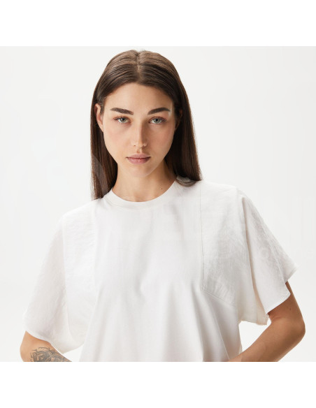 Lacoste - Lacoste Women's Loose Fit Crew Neck White T-Shirt Tbilisi - photo 3